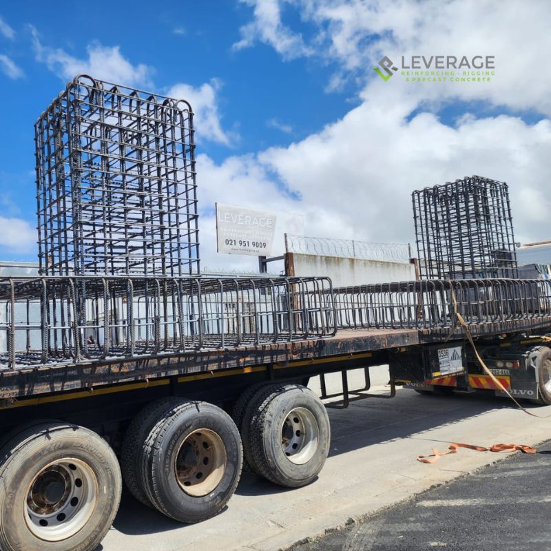 Steel Reinforcement for Entrance Beam - Prep. for Transport