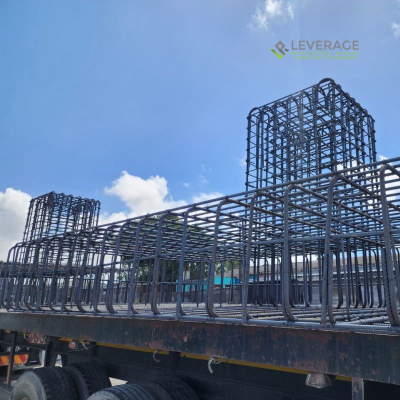 Steel Reinforcement for Entrance Beam - Prep. for Transport